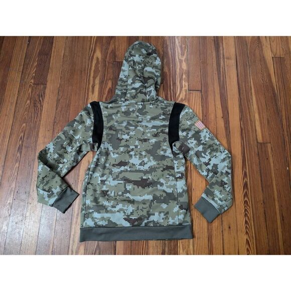 Nike Salute to Service Camo Hoodie Womens Large 14-16 in good condition. - Picture 3 of 6